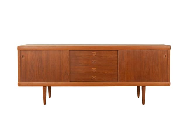Sideboard Bramin, brown teak, Bramin Mobler, Denmark, 1960s. - DIMENSION