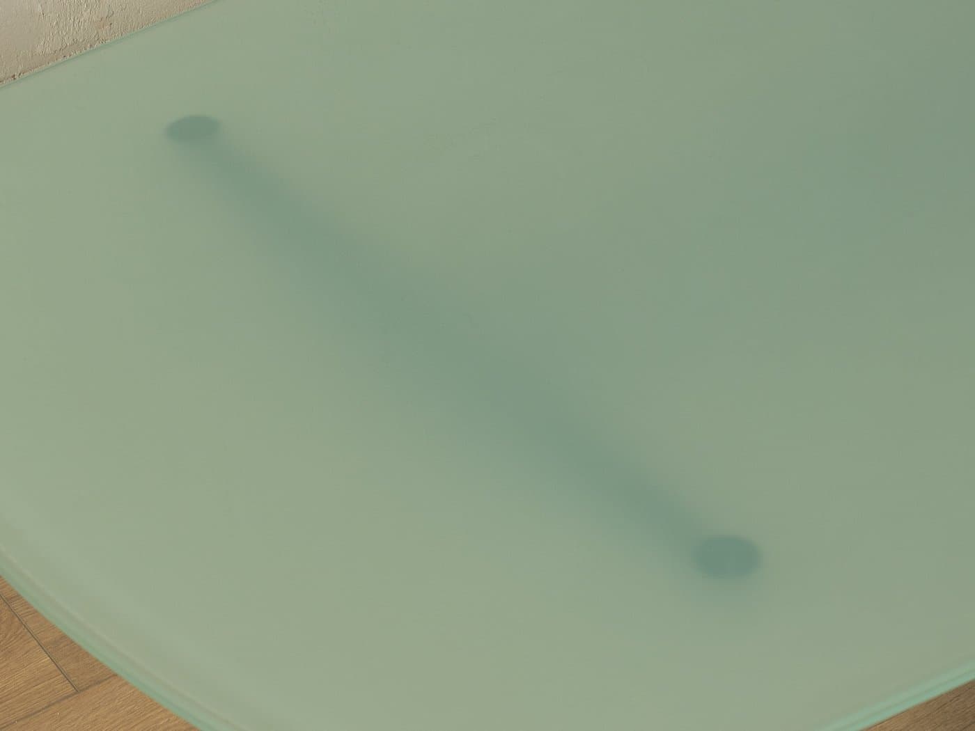 Stolik kawowy, aluminium srebrny, szkło matowe, proj. A. Citterio, Vitra, Niemcy - 279334