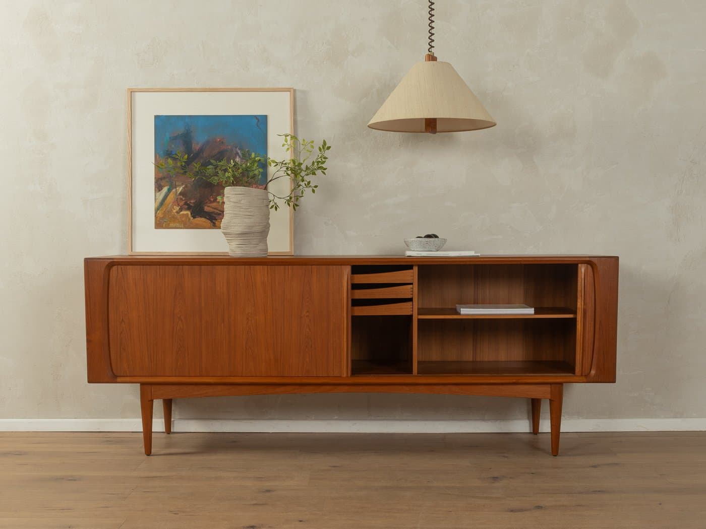 Sideboard 156, brązowy, teak, Dania, lata 60. - 279316
