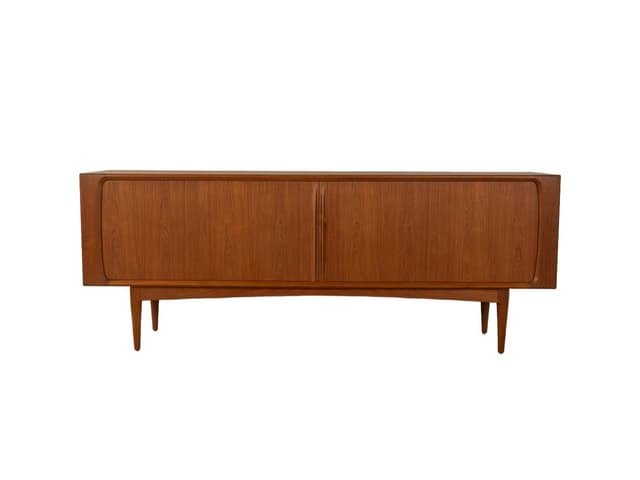 Sideboard 156, brązowy, teak, Dania, lata 60. - WYMIARY