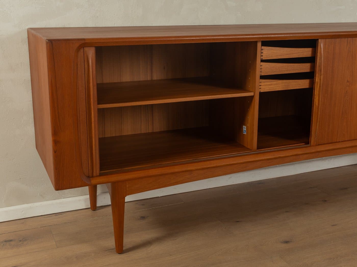 Sideboard 156, brązowy, teak, Dania, lata 60. - 279322