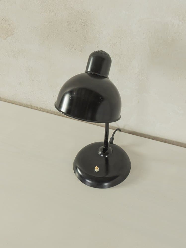 Table Lamp 6556, black, chromed steel, by C. Dell, Kaiser Idell, Germany, 1930s. - 279299