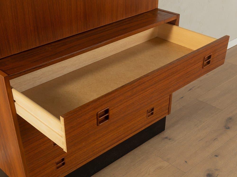 Sekretarzyk, teak brązowy, Niemcy, lata 60. - 279242
