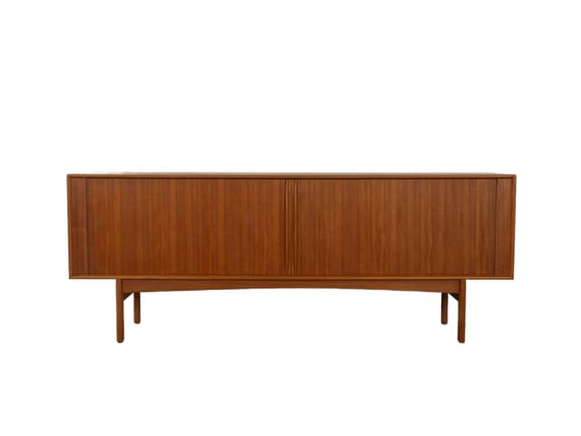 Kredens, brązowy, teak, Dania, lata 60. - WYMIARY