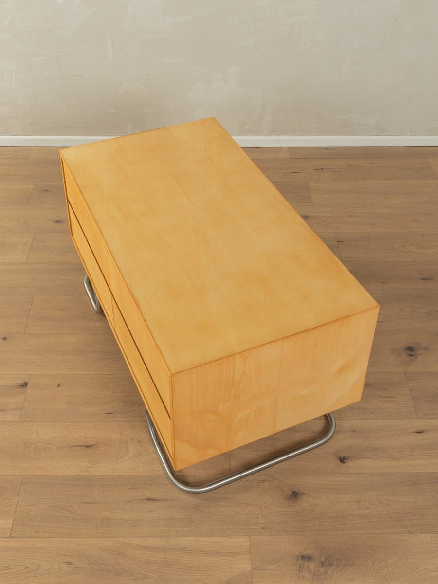 Komoda, wiśnia brąz, stal nierdzewna, WK Möbel, Niemcy, lata 60. - 279066