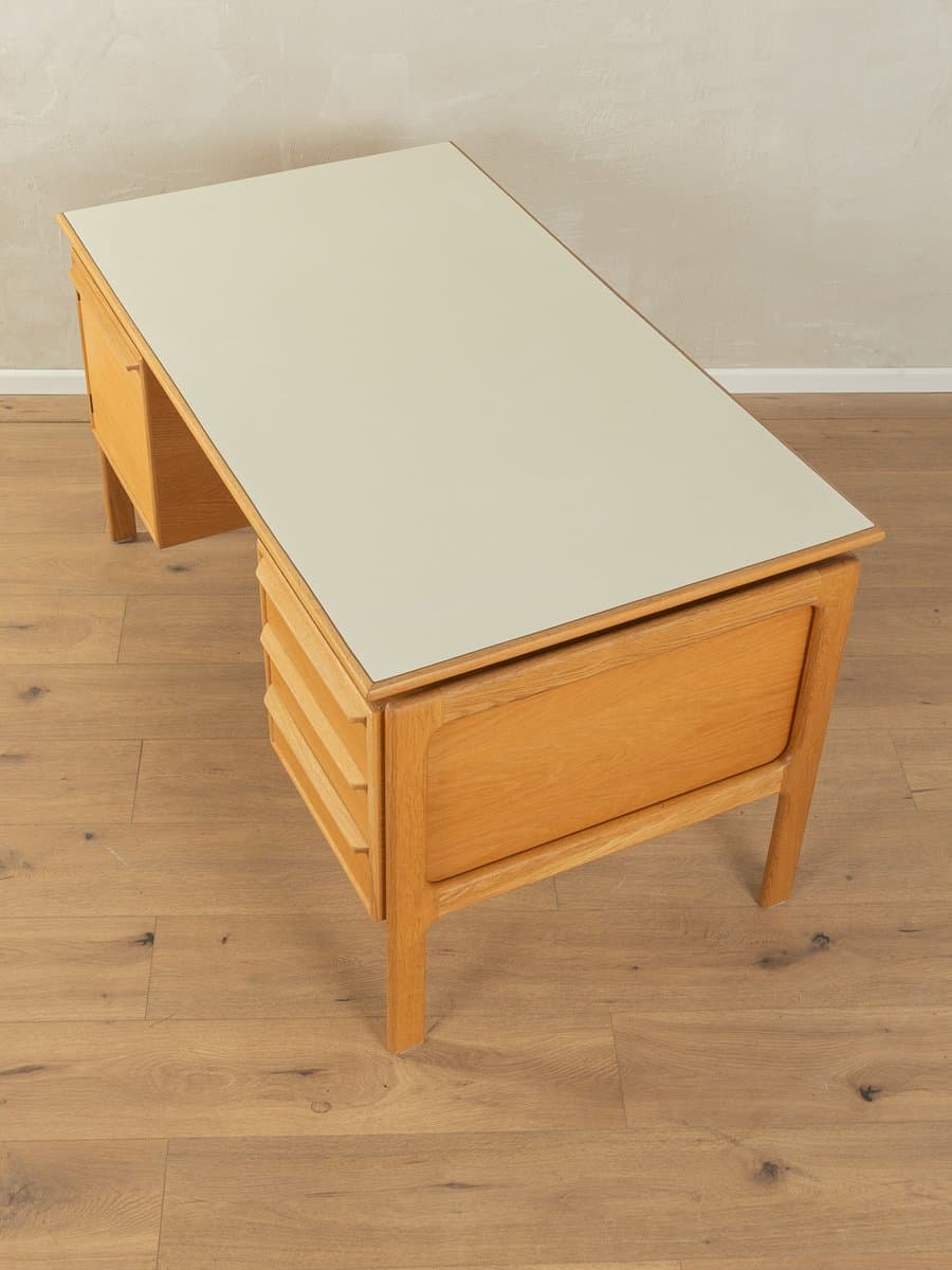 Desk, beige oak, by A. Vodder, Denmark, 1960s - 279041