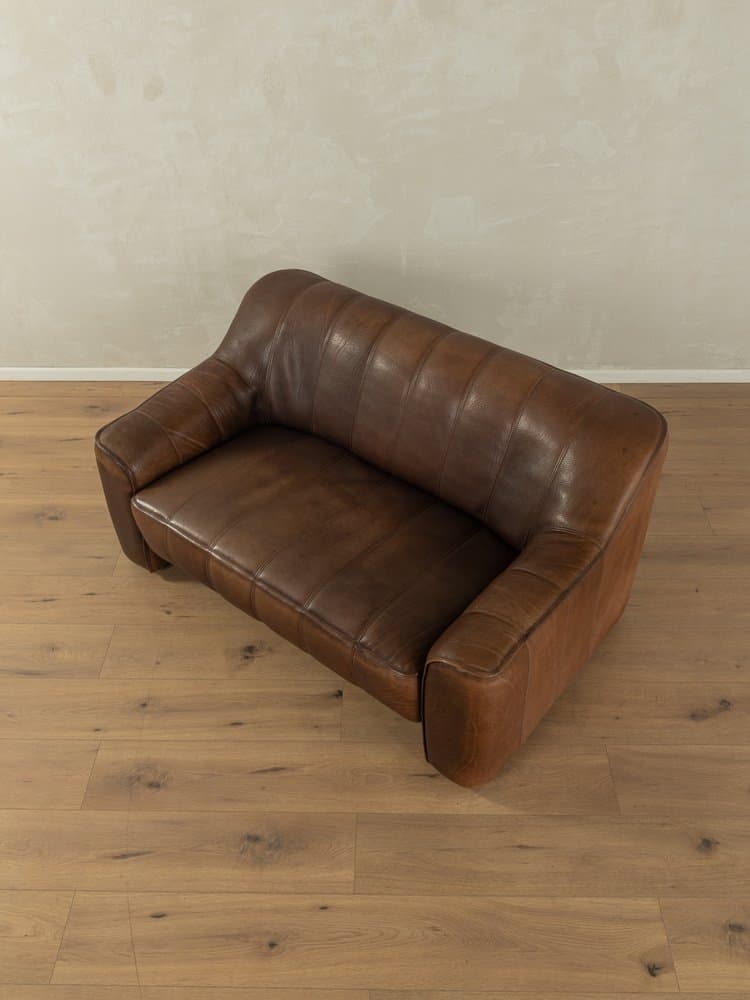 Sofa DS-44, brązowy, skóra, de Sede, Szwajcaria, lata 70. - 278978