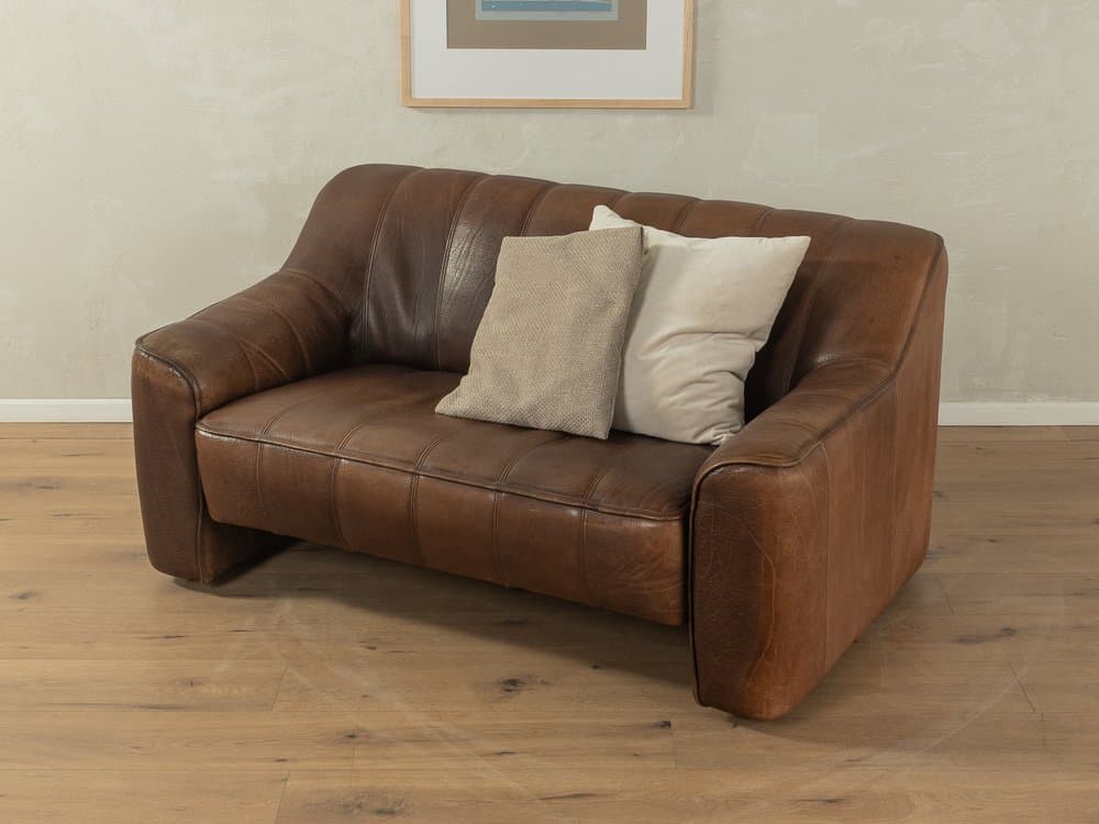 Sofa DS-44, brązowy, skóra, de Sede, Szwajcaria, lata 70. - 278973