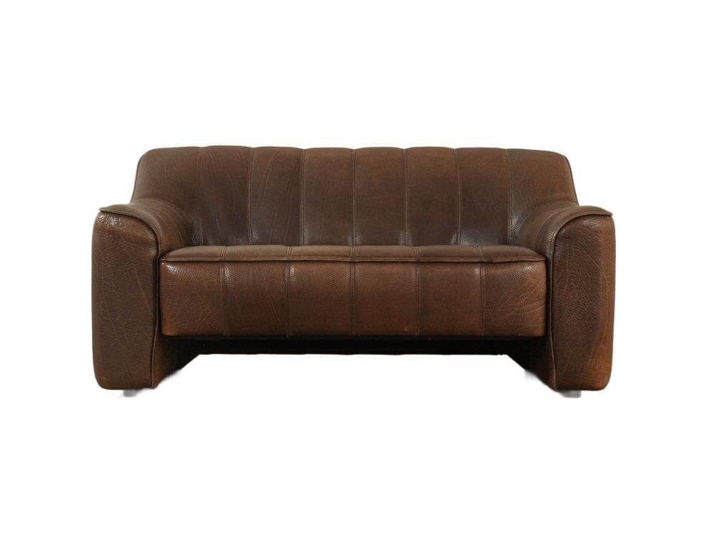 Sofa DS-44, brązowy, skóra, de Sede, Szwajcaria, lata 70.