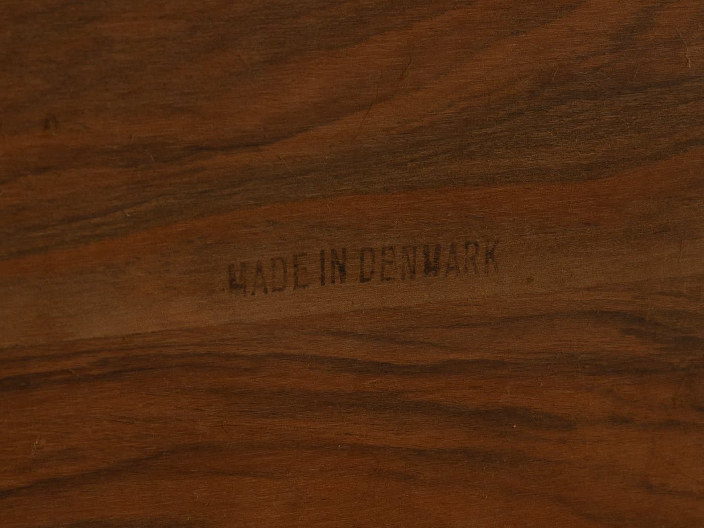 Barek na kółkach, teak brązowy, proj. P. Cadovius, Dania, lata 60. - 278969