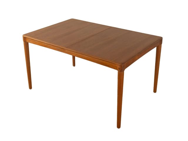 Stół jadalniany, teak brązowy, proj. H.W. Klein, Bramin, Dania, lata 60. - WYMIARY