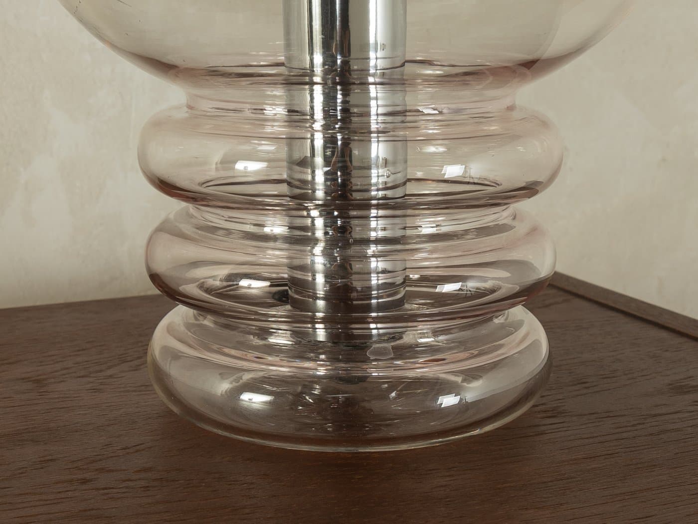 Table Lamp Bulb, transparent glass, by H. Proft, Germany, 1970s. - 278862