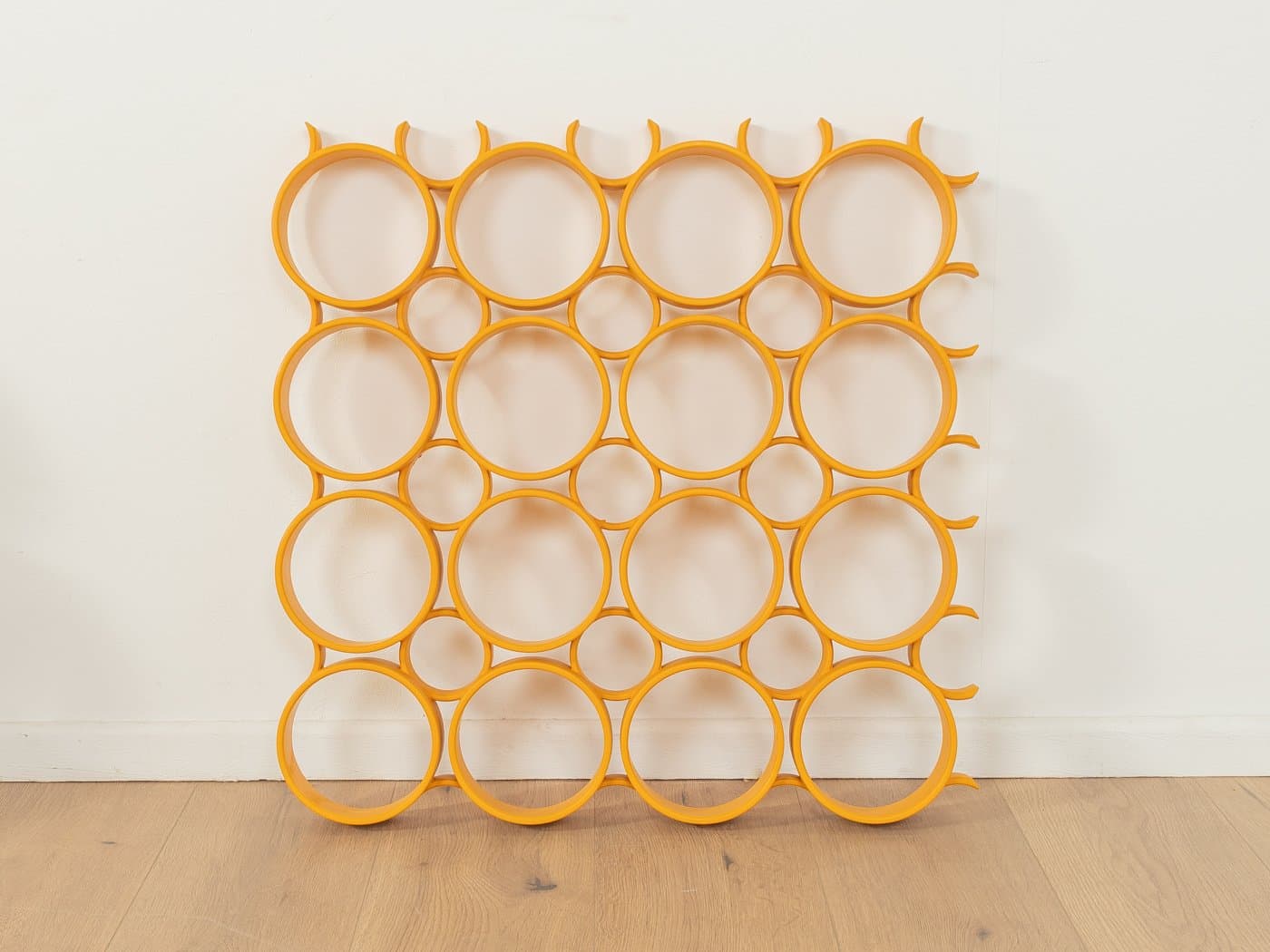 Zestaw pięciu paneli ściennych Space Age, plastik żółty, Szwajcaria, lata 70. - 278834