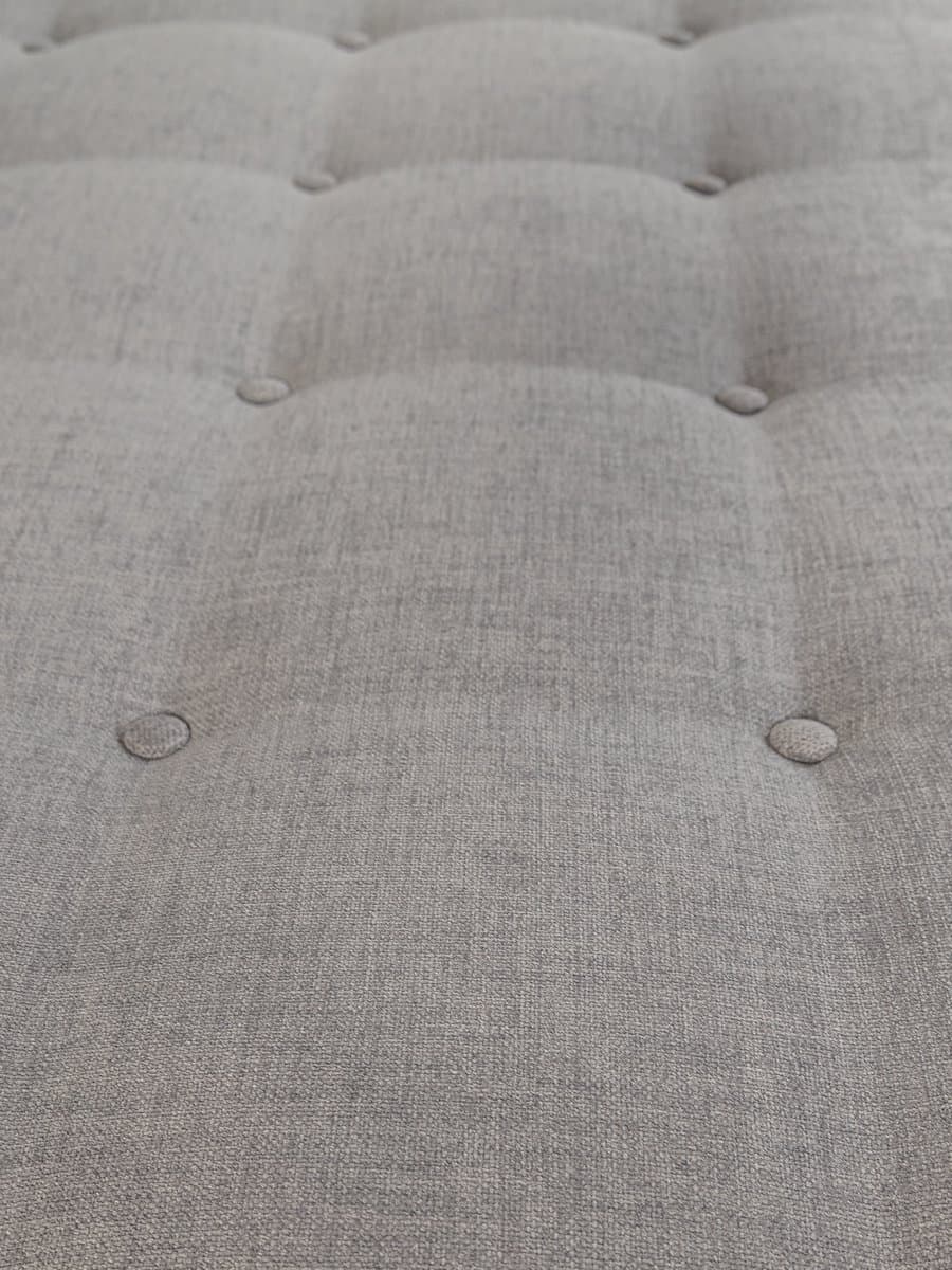 Daybed sofa, grey fabric, black steel, by R. Grunow, Walter Knoll, Germany, 1950s. - 278766