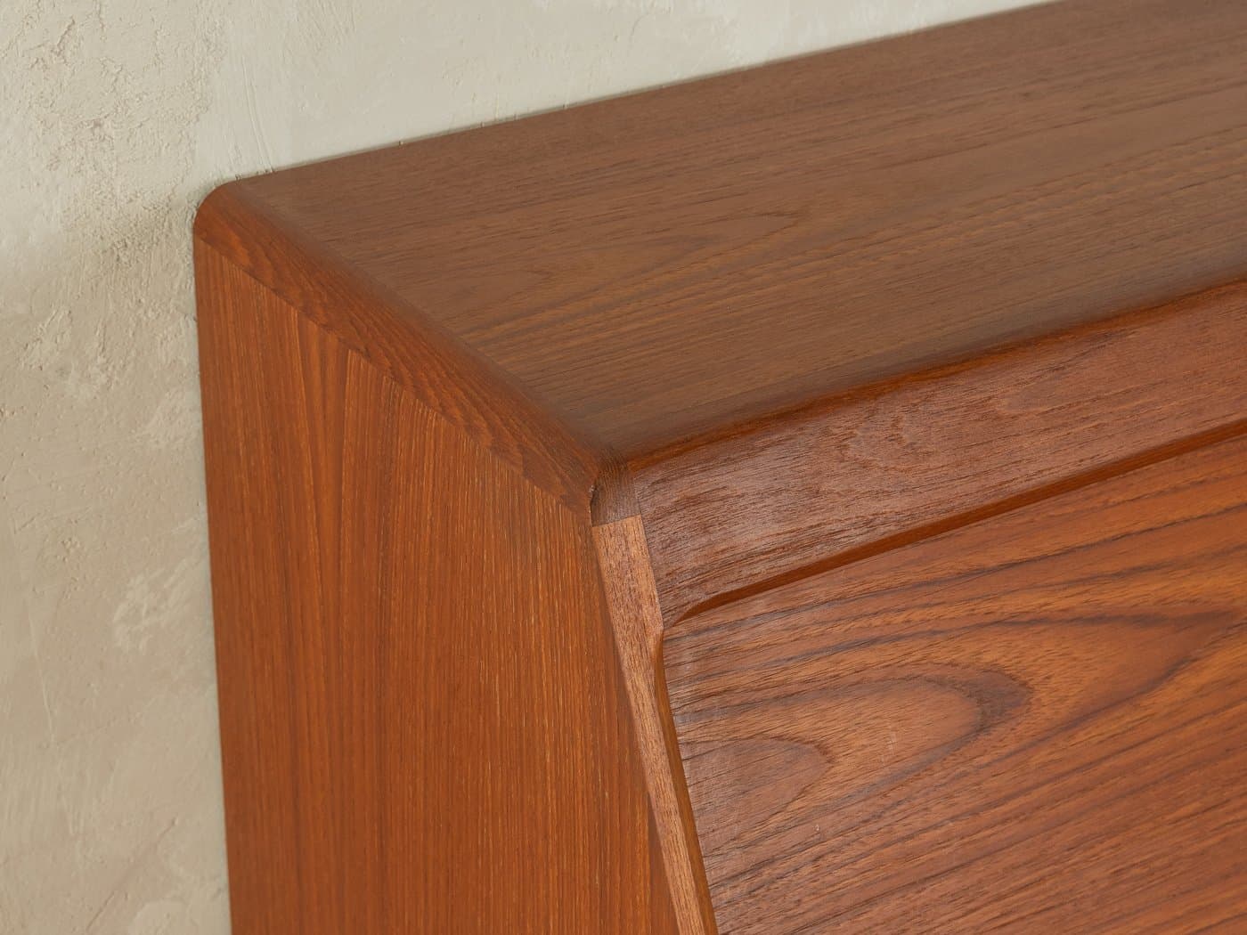 Sekretarzyk Dyrlund, brązowy, teak, Dania, lata 80. - 278678