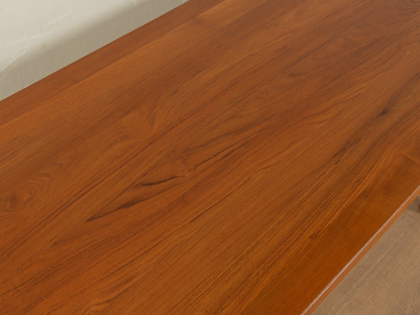 Stolik kawowy, brązowy, teak, Dania, lata 60. - 278574