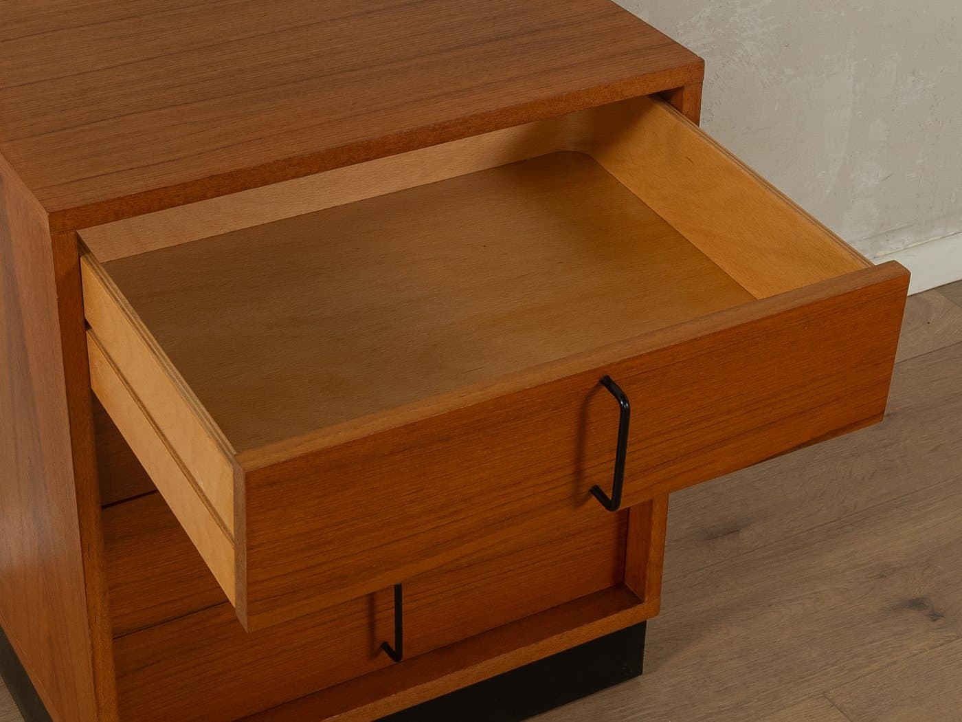 Komoda, teak brązowy, proj. G. Renkel, Niemcy, lata 60. - 278463