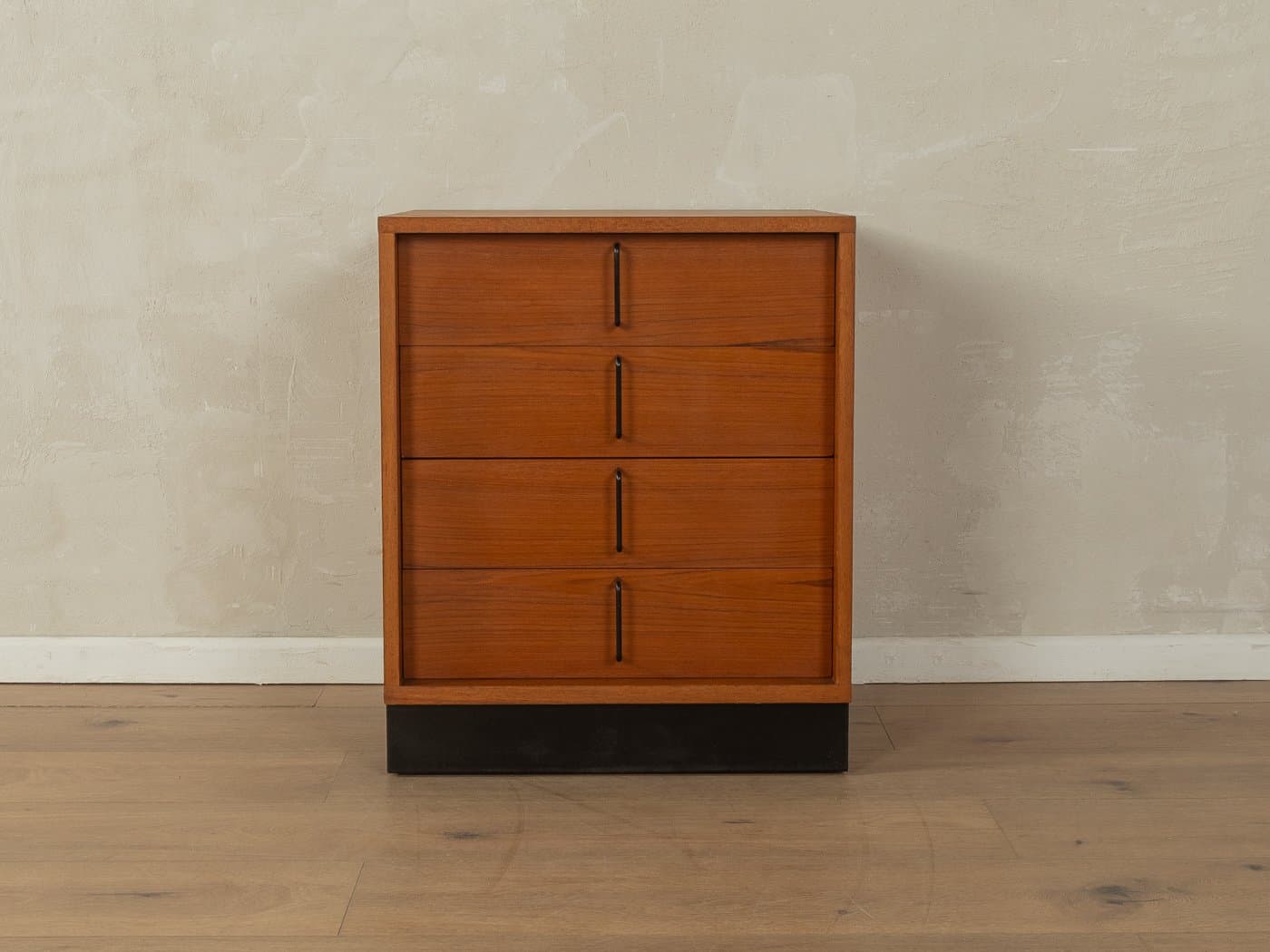 Komoda, teak brązowy, proj. G. Renkel, Niemcy, lata 60. - 278465