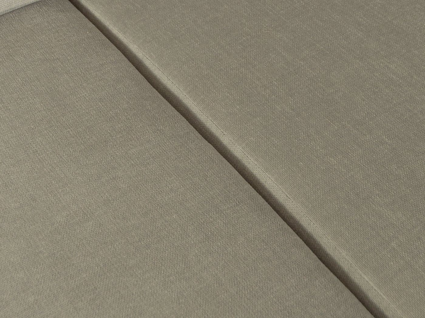 Zestaw dwóch sof, styl skandynawski, tkanina jasnoszara, teak brązowy, Niemcy, lata 60. - 278415