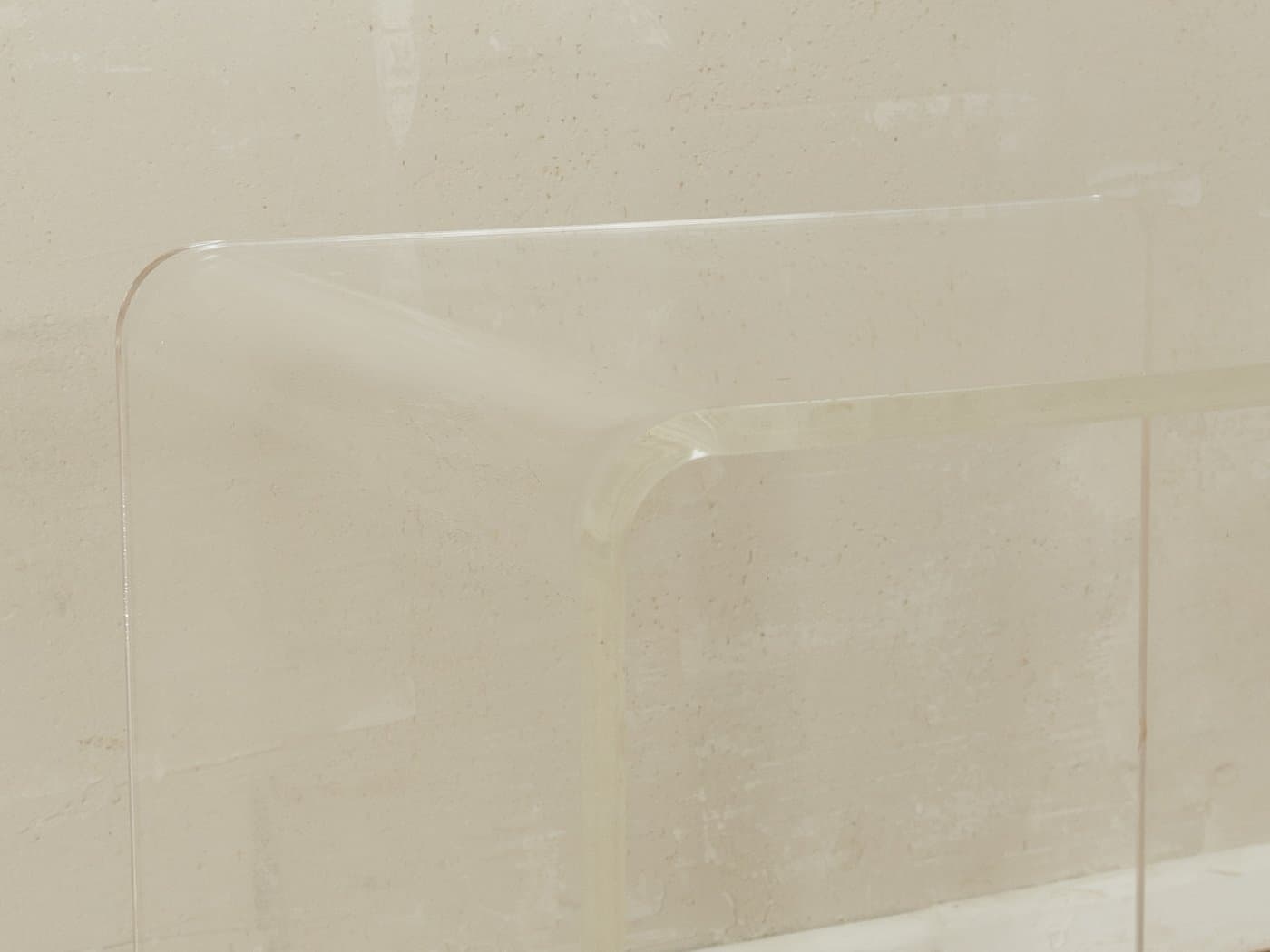 Stolik boczny, transparentny, akryl, Niemcy, lata 60. - 278363