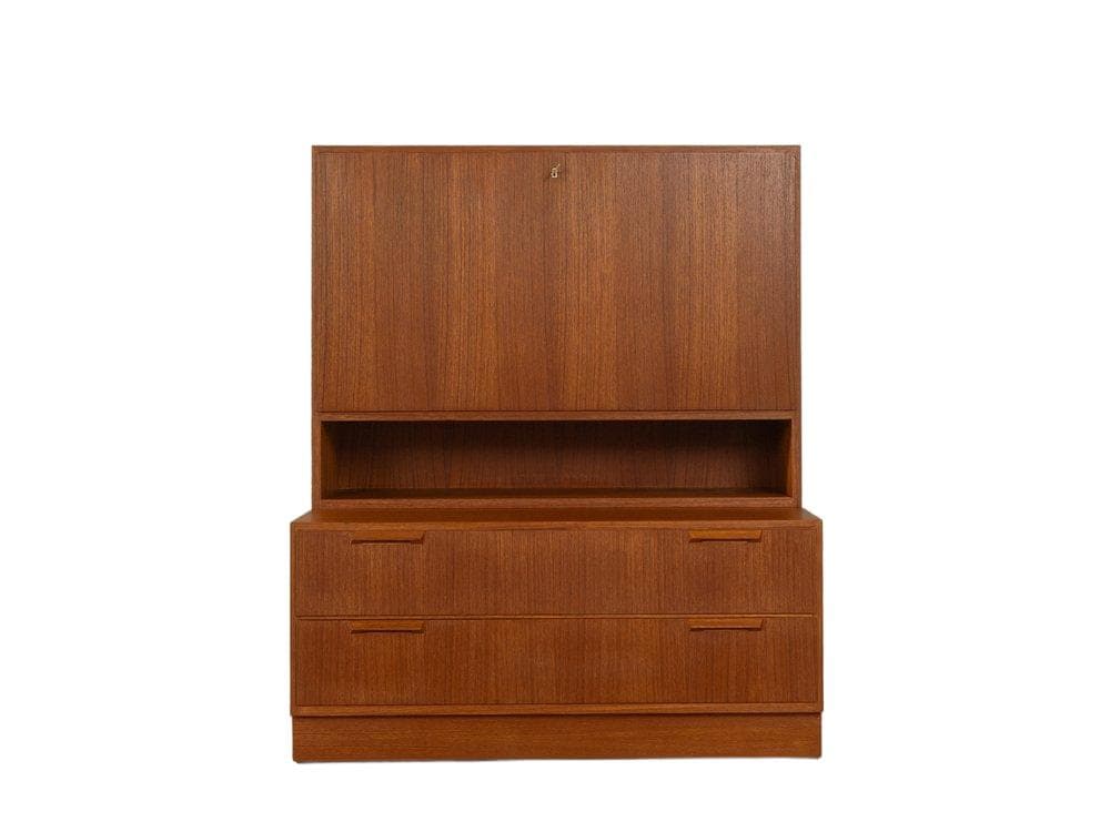 Barek, teak brązowy, Niemcy, lata 60.