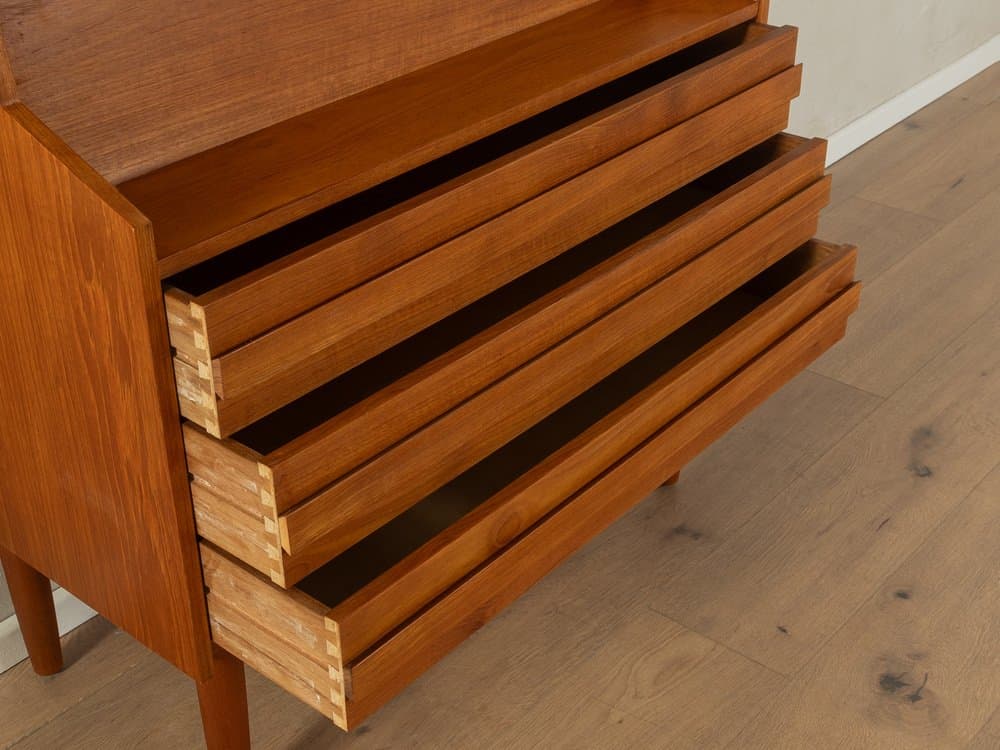 Sekretarzyk, teak brązowy, Dania, lata 60. - 278313