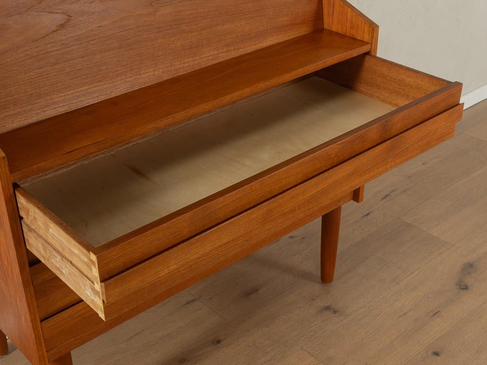 Sekretarzyk, teak brązowy, Dania, lata 60. - 278312