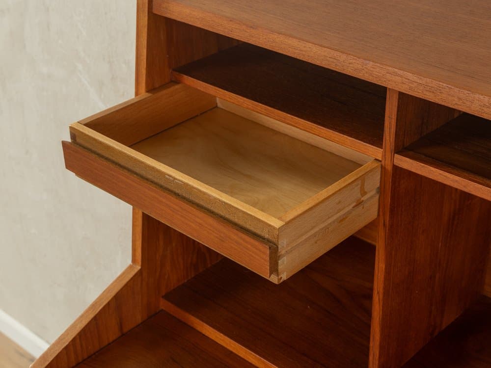 Sekretarzyk, teak brązowy, Dania, lata 60. - 278309