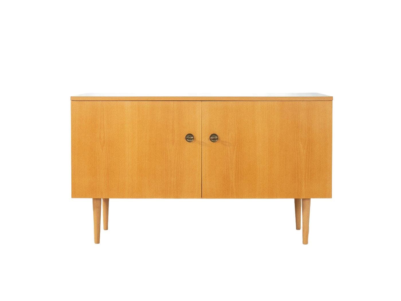 Kredens, niebieski, czereśnia, Niemcy, lata 50.