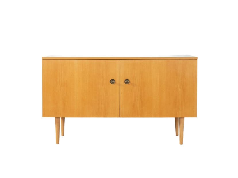 Kredens, niebieski, czereśnia, Niemcy, lata 50.