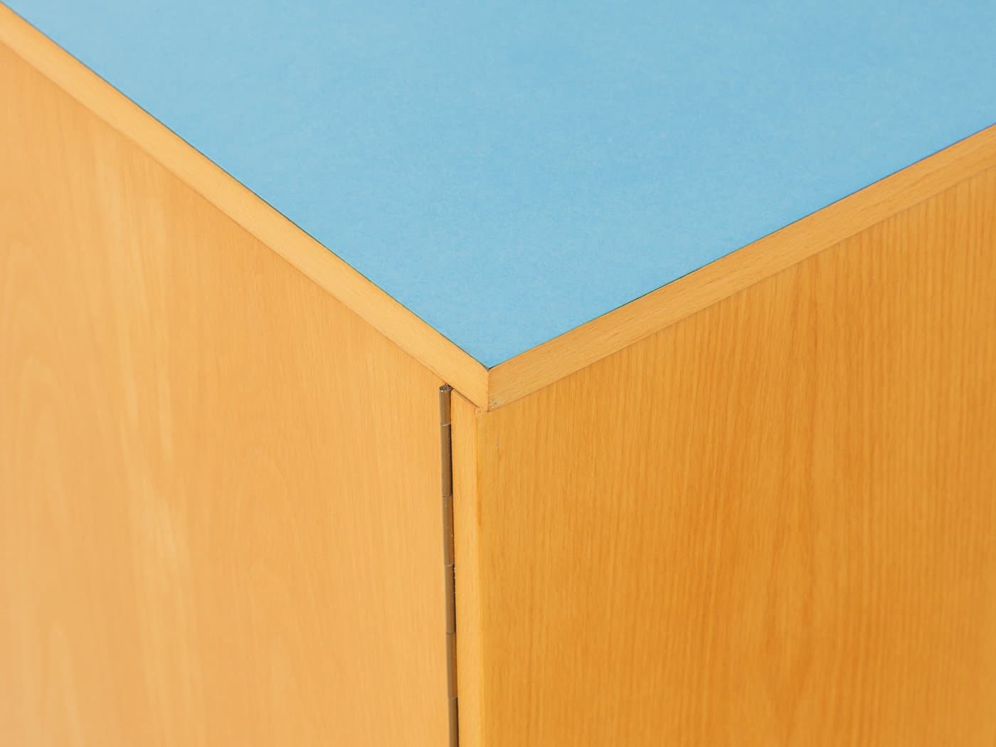 Kredens, niebieski, czereśnia, Niemcy, lata 50. - 278229