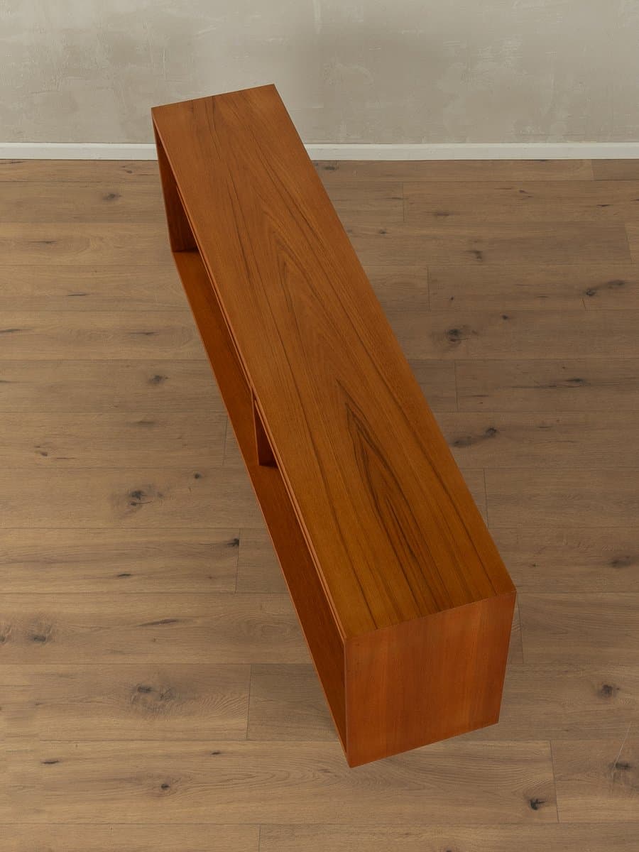 Komoda, teak brązowy, stal czarna, WK Möbel, Niemcy, lata 60. - 279821