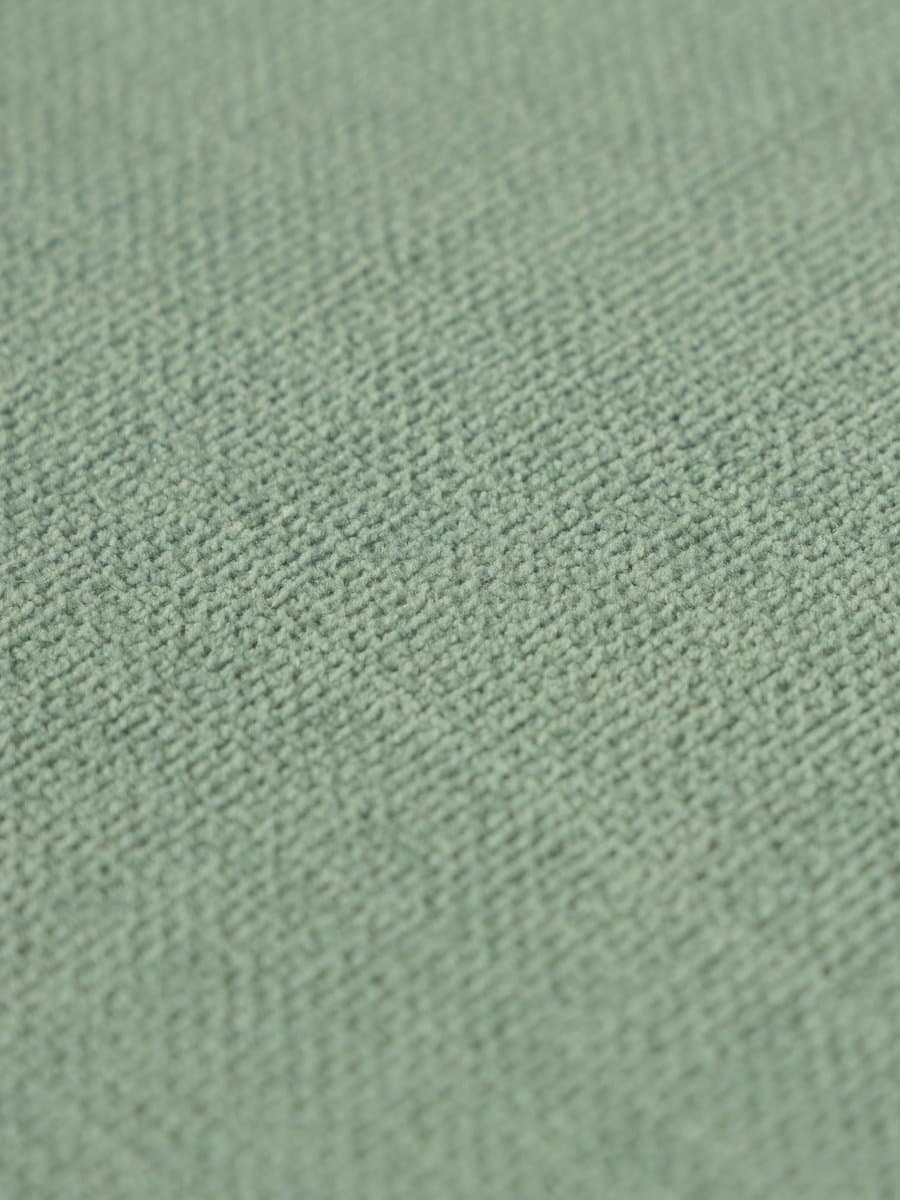 Zestaw czterech krzeseł jadalnianych, Vamdrup, bawełna jasnoniebieska, sosna brązowa, Dania, lata 70. - 279681