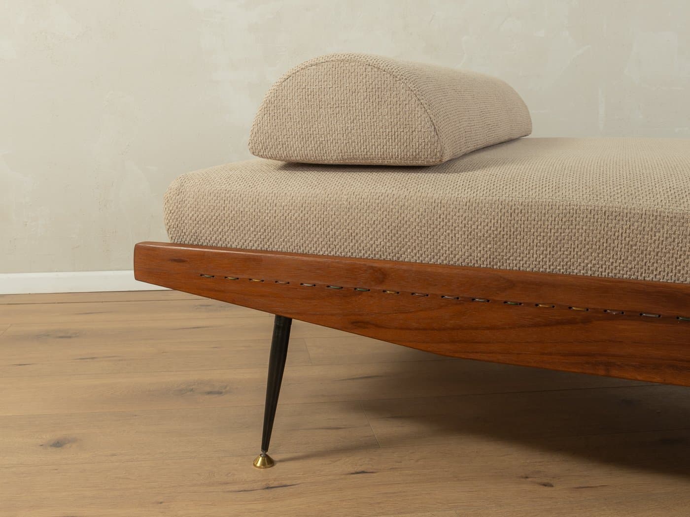 Daybed Minimalist, beige, beech, Germany, 1950s - 282967