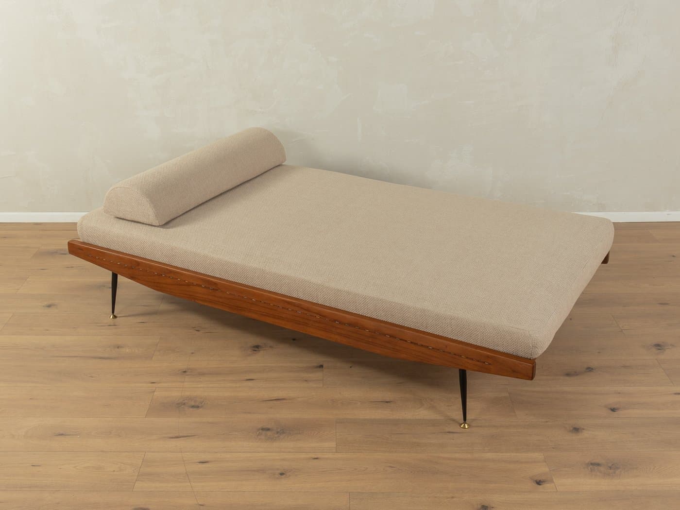 Daybed Minimalist, beige, beech, Germany, 1950s - 282971