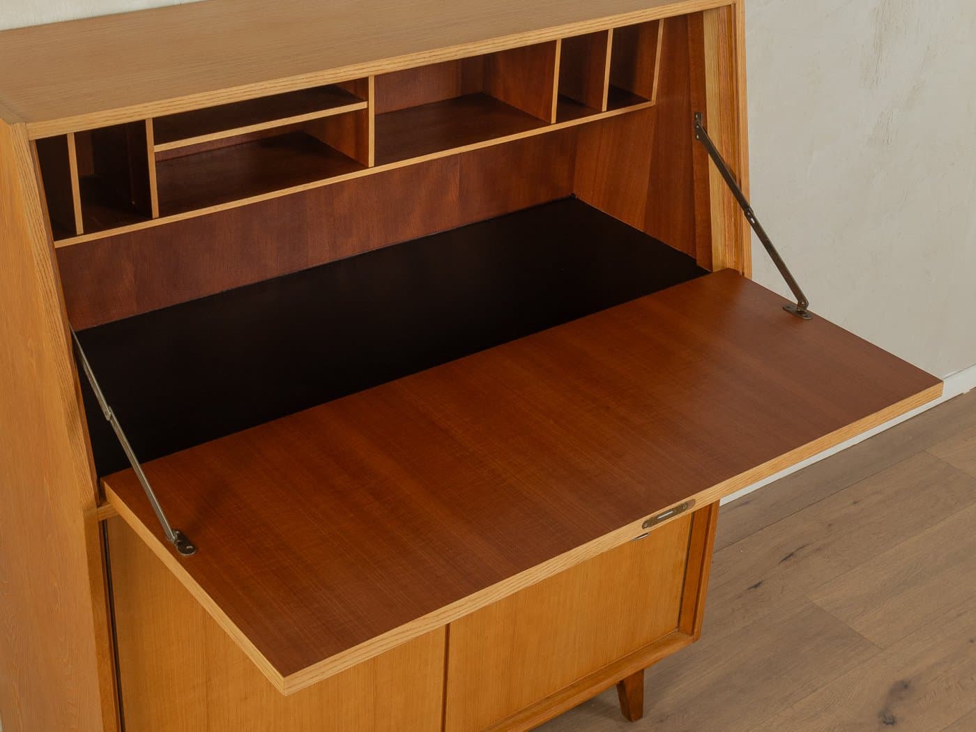 Sekretarzyk, jesion brązowy, Musterring, Niemcy, lata 50. - 282949