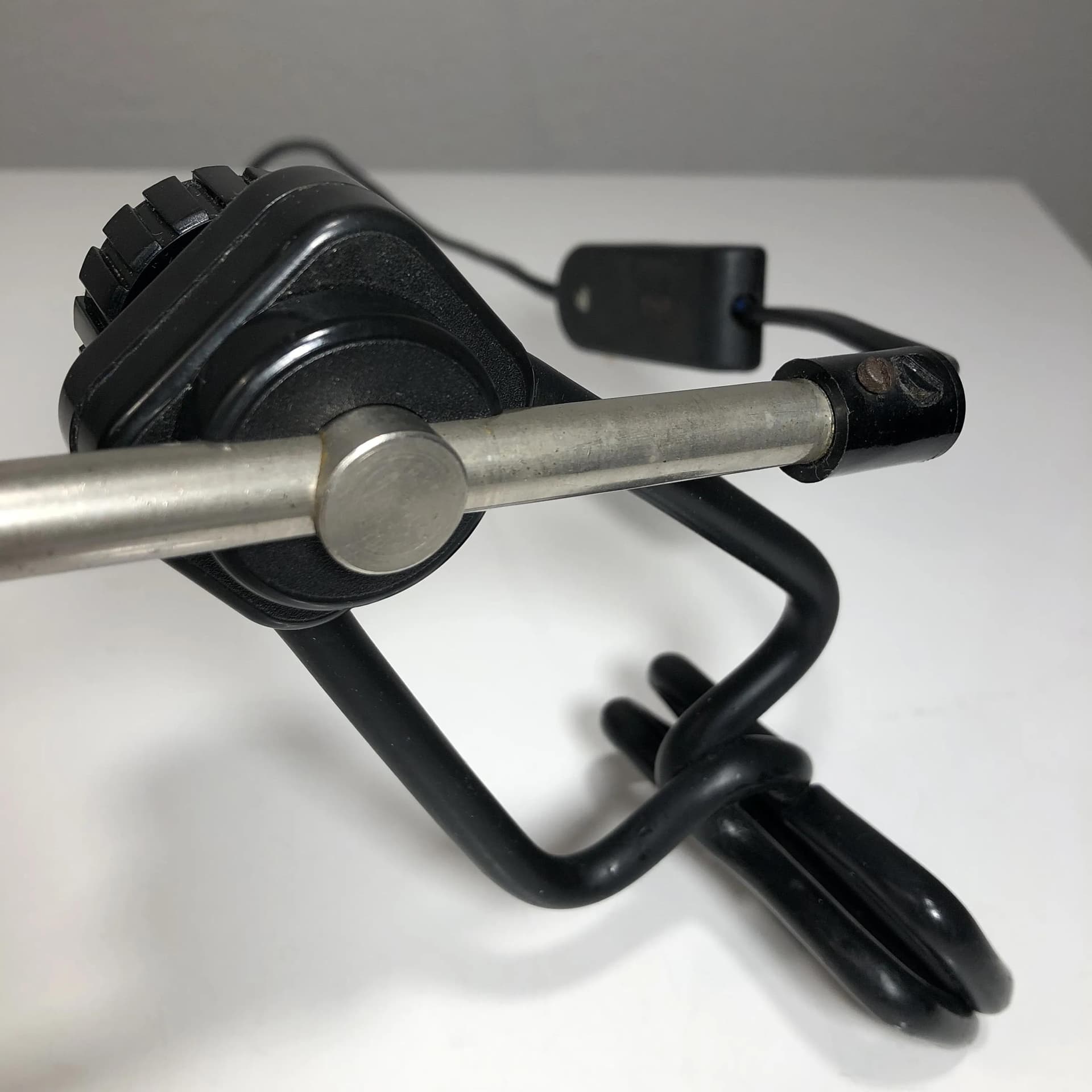 Kinkiet, bakelit czarny, Kaiser Leuchten, Niemcy, lata 70. - 20782