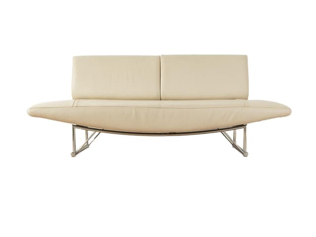 Sofa Cirrus, skóra beżowa, proj. P. Maly, Niemcy, lata 80. - WYMIARY