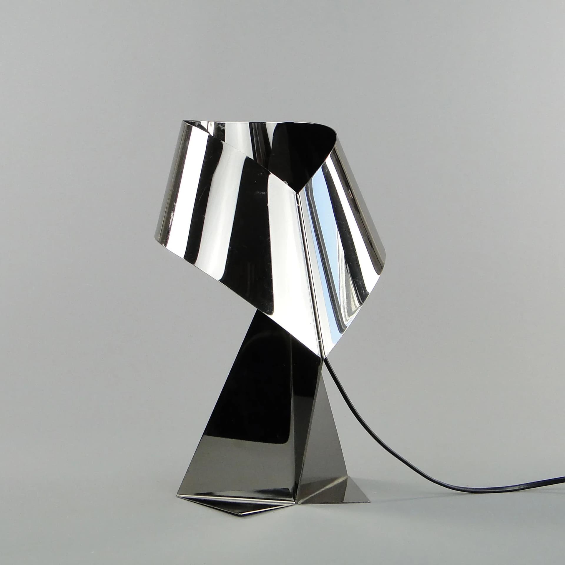 Lampa stołowa Ribbon, stal chromowana srebrna, Habitat, Wielka Brytania, XXI w. - 20977