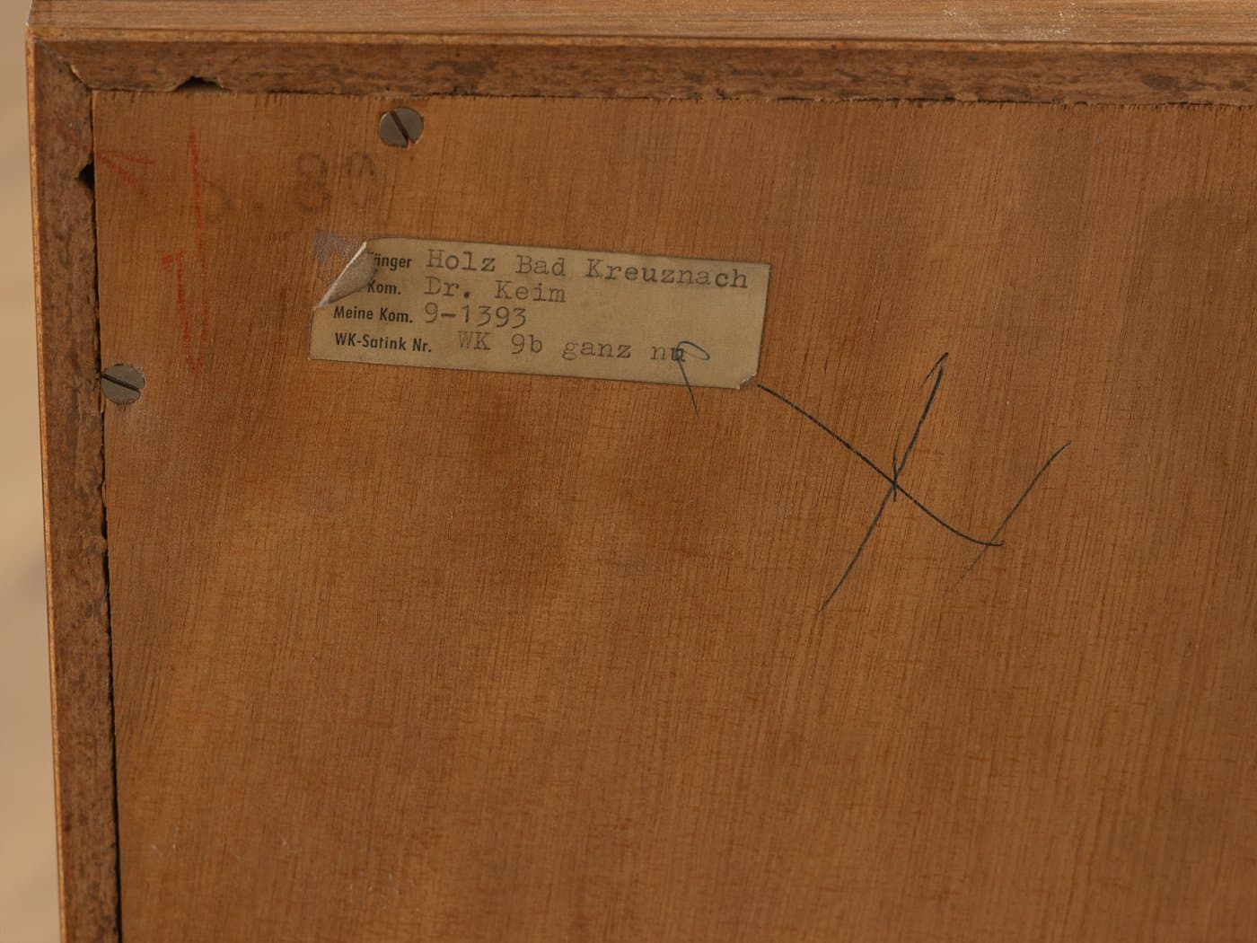 Komoda, Architect Satink, brązowy, orzech, proj. G. Satink, Niemcy, lata 50. - 282766