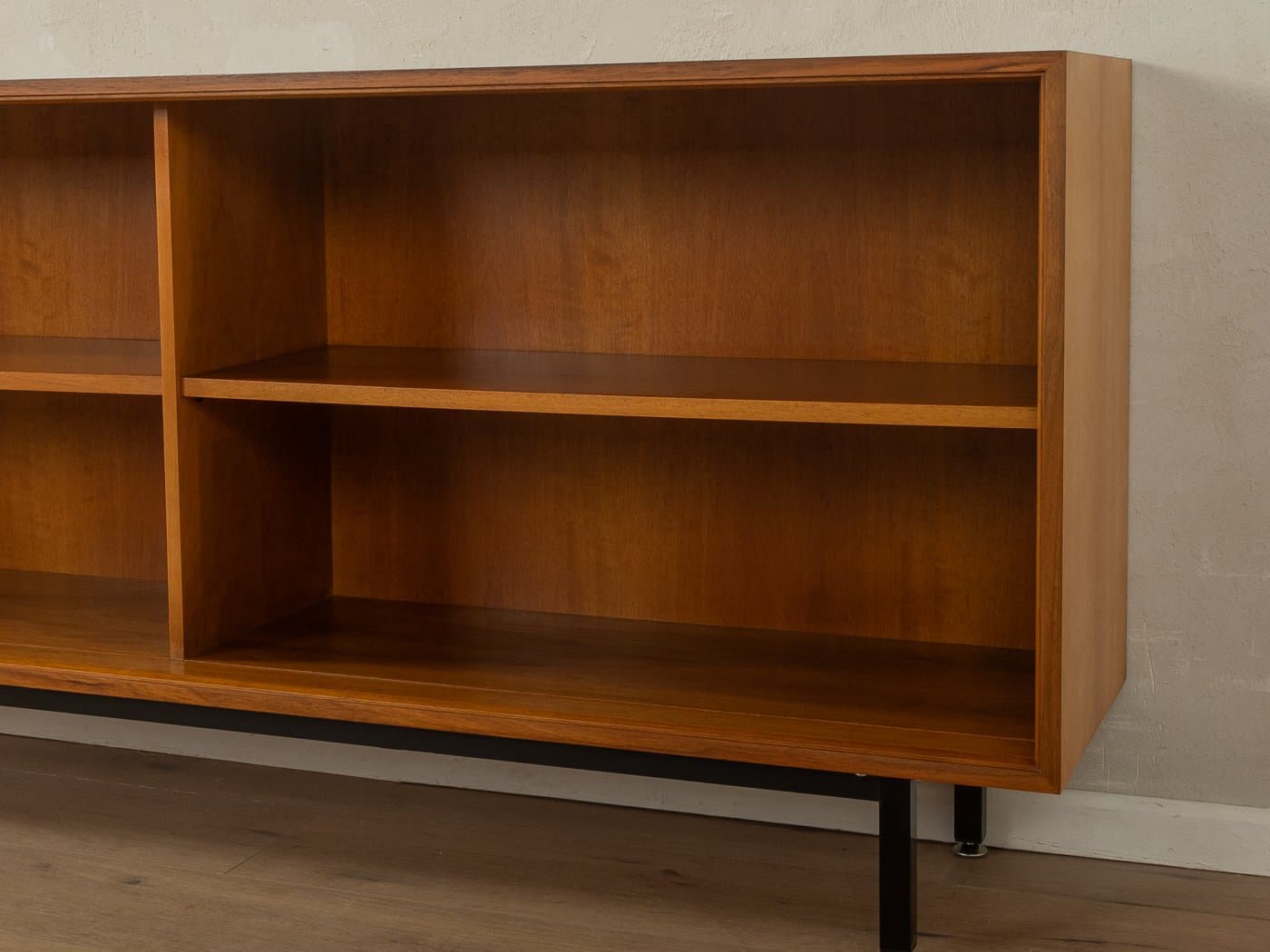 Sideboard, brązowy, orzech, proj. L. Wegner, Niemcy, lata 60. - 282604