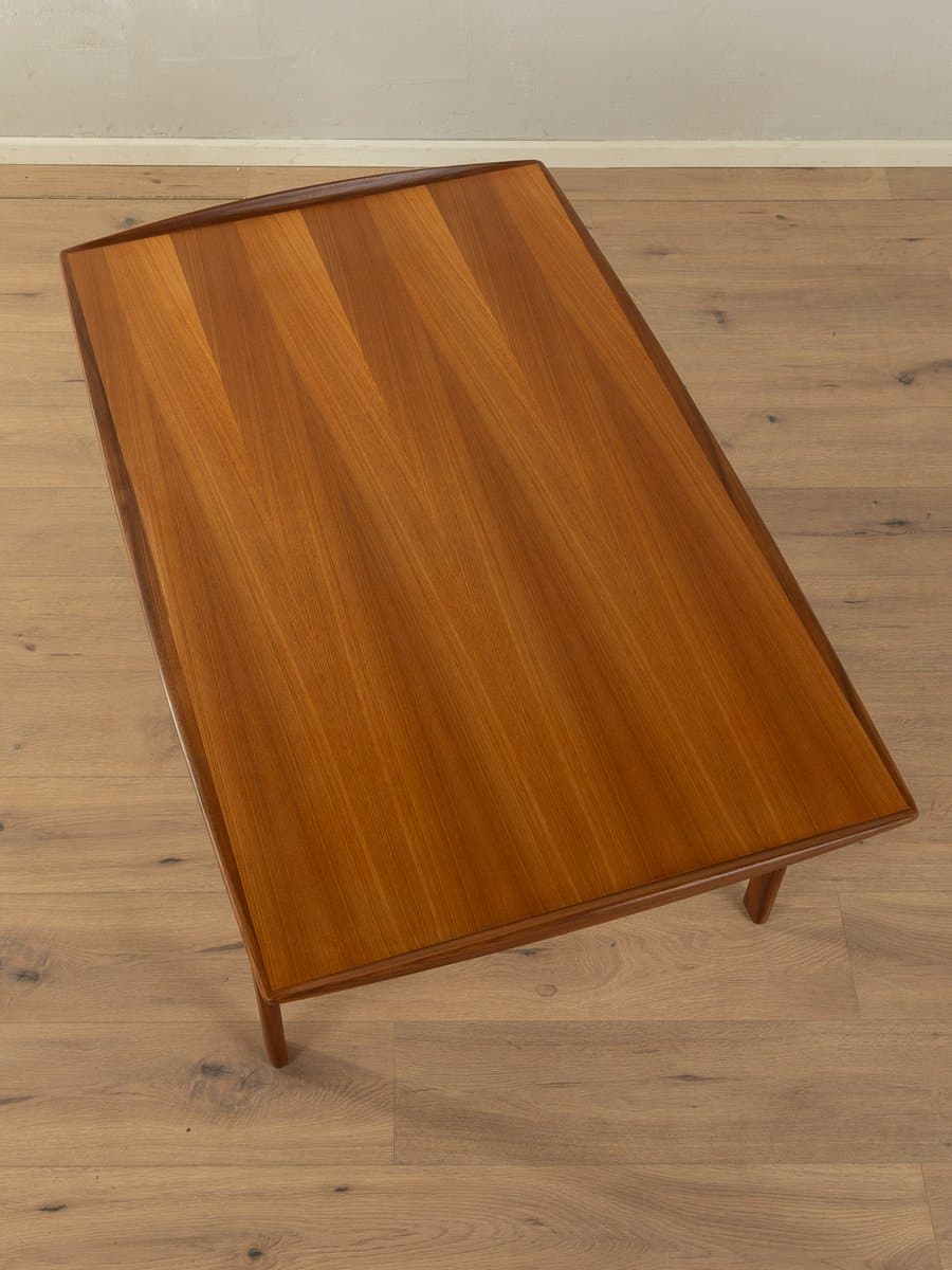 Coffee Table, brown teak, by B. Waldonen, Asko, Finland, 1960s. - 282596