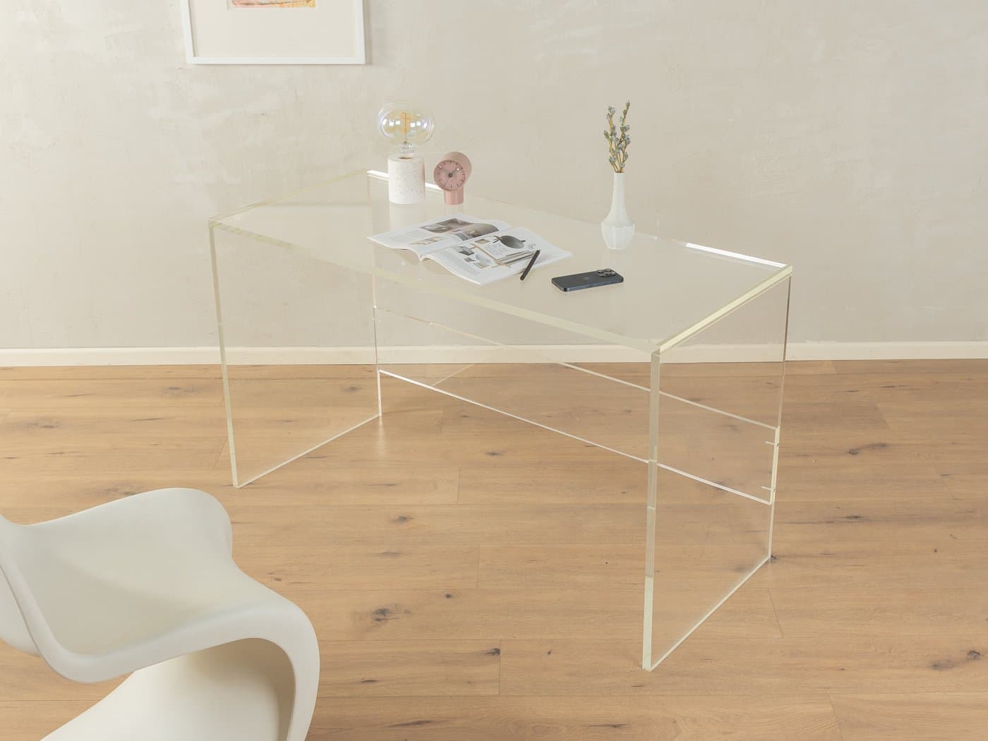 Desk, transparent acrylic, Germany, 1960s. - 282565