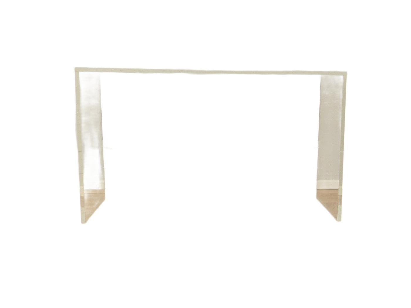 Desk, transparent acrylic, Germany, 1960s.