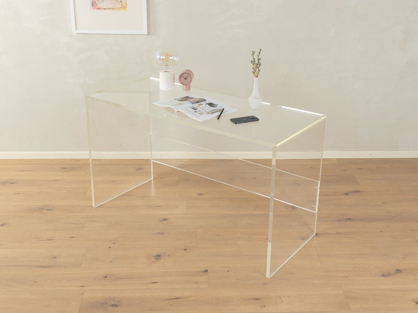 Desk, transparent acrylic, Germany, 1960s. - 282564