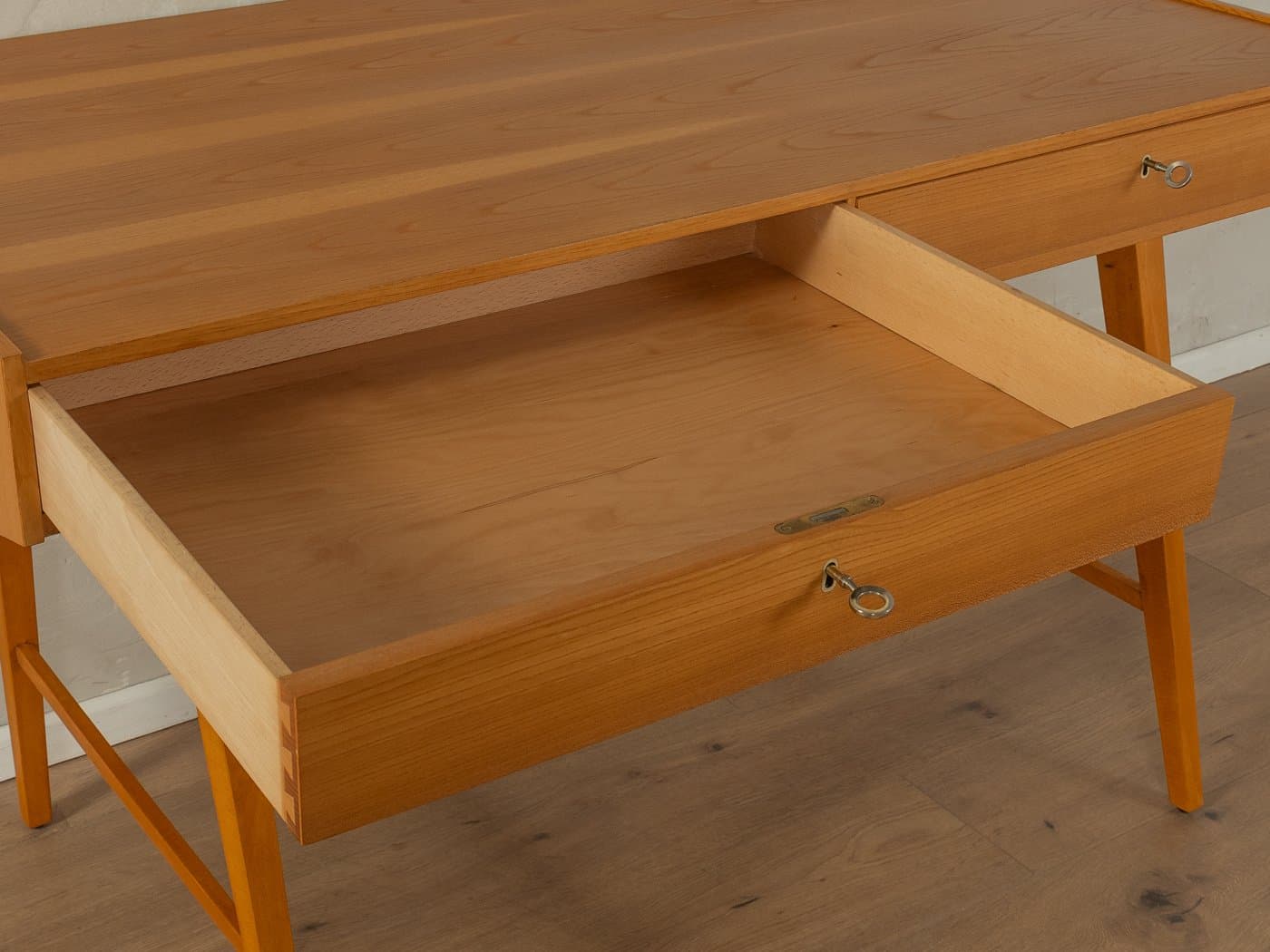 Freestanding Desk, brown ash, Germany, 1950s - 282524