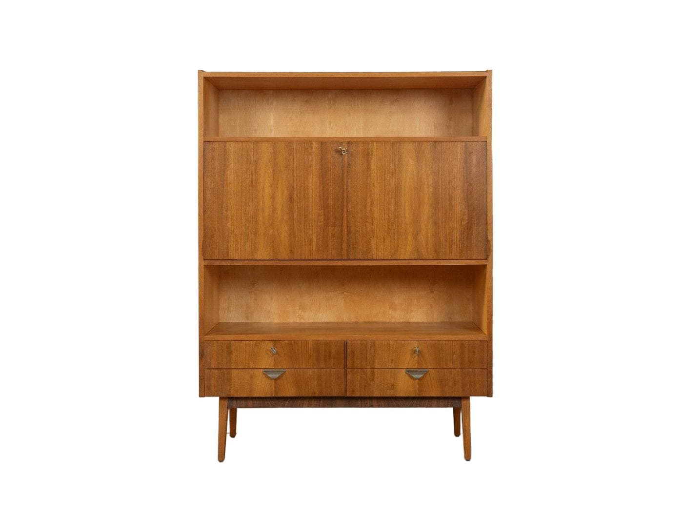 Sekretarzyk, orzech brązowy, Niemcy, lata 50.