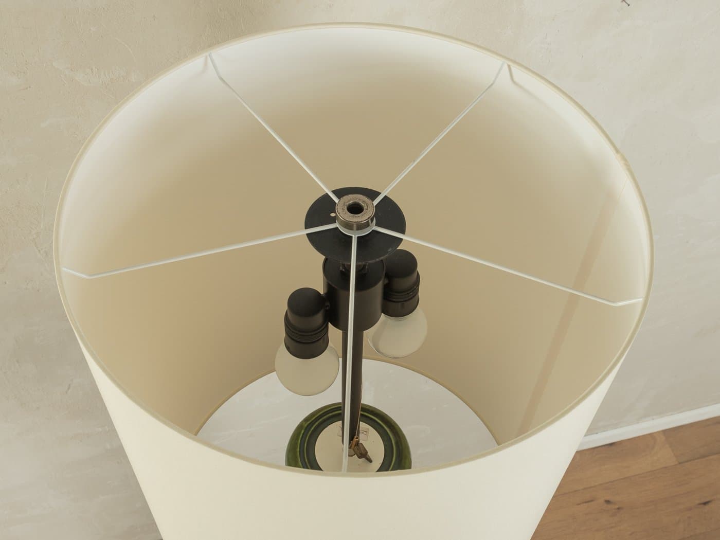 Lampa podłogowa Bubble, zielona, ceramika, Kaiser Leuchten, Niemcy, lata 60. - 282472