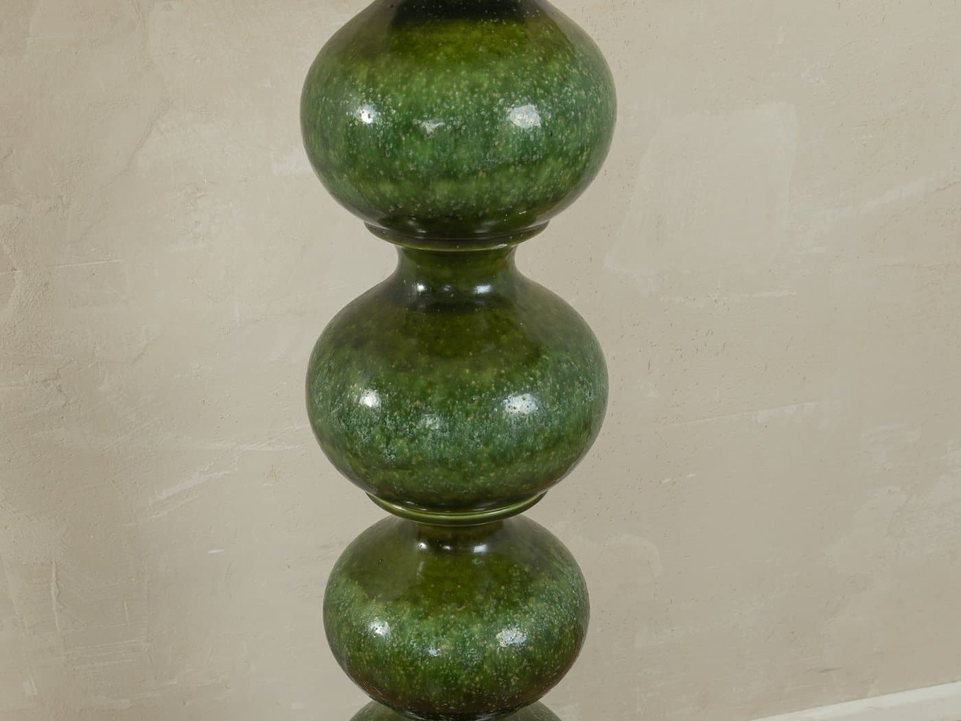 Lampa podłogowa Bubble, zielona, ceramika, Kaiser Leuchten, Niemcy, lata 60. - 282474