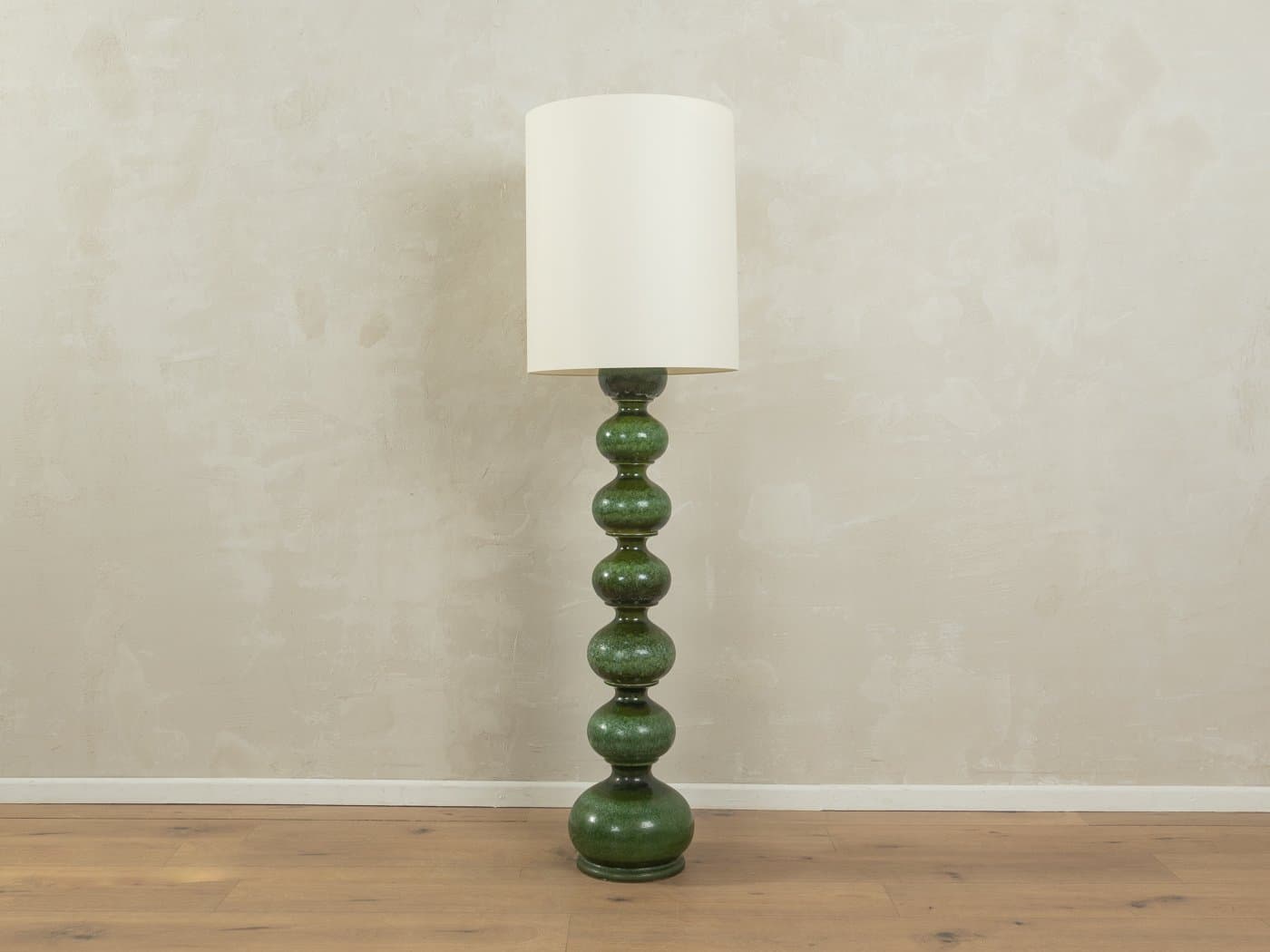 Lampa podłogowa Bubble, zielona, ceramika, Kaiser Leuchten, Niemcy, lata 60. - 282468